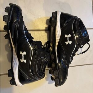 Baseball Under Armour Men’s Black Cleats Size 6.5